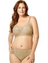 Load image into Gallery viewer, Embroidered Microfiber Soft cup ELILA BRA Nude Style: 1301