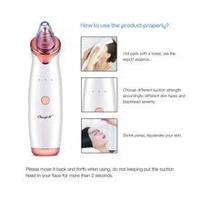 Load image into Gallery viewer, Electric Vacuum Suction Cleaner Face Cleaning Blackhead Removal Black Spot Facial Cleansing Machine Skin Scrubber Pore Cleanser for Beauty & Health