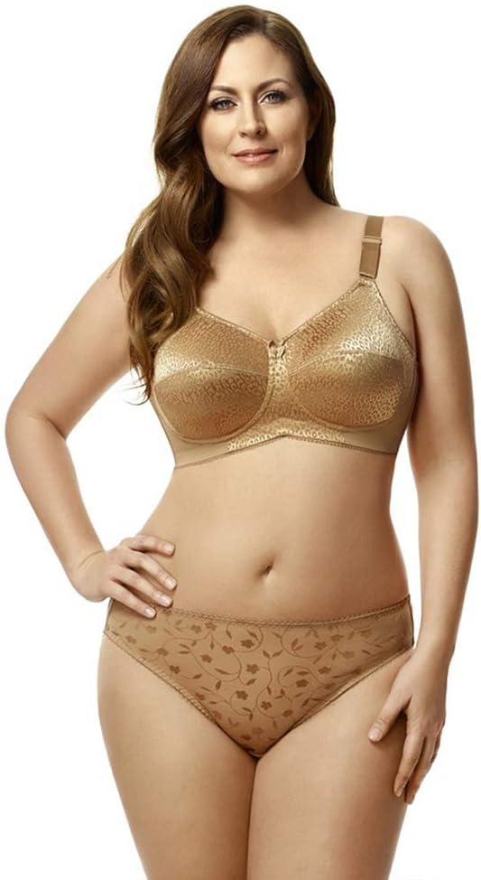 Elila Leopard Lace Softcup Bra (1203) MOCHA