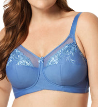 Load image into Gallery viewer, Embroidered Microfiber Soft cup ELILA BRA Celestial Blue Style: 1301
